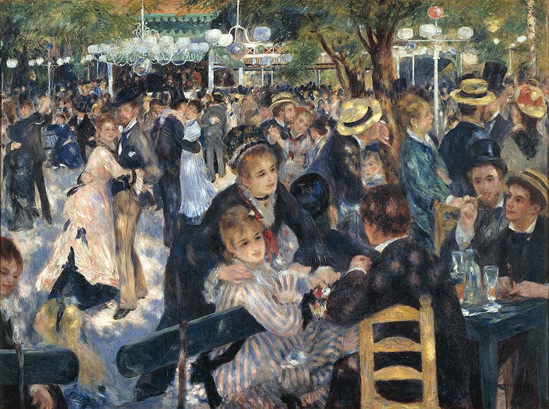 Pierre-Auguste Renoir Dance at Le Moulin de la Galette